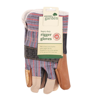 Kingfisher Garden Leather Palm Rigger Gloves